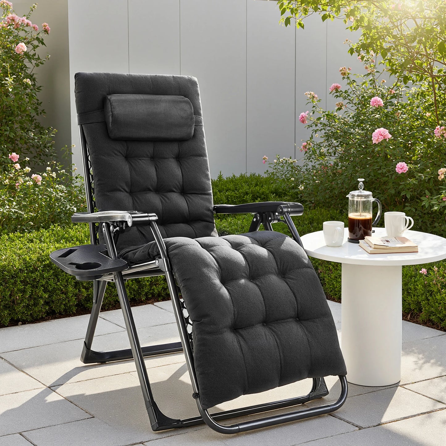 JHK Zero Gravity Portable Recliner Lounge Chairs