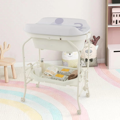 2 in 1 Changing Table with Bath Tub Unit