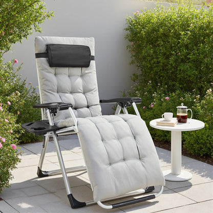JHK Zero Gravity Portable Recliner Lounge Chairs
