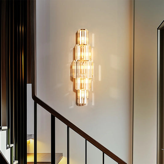 Modern Crystal Wall Lamp 3-Layer