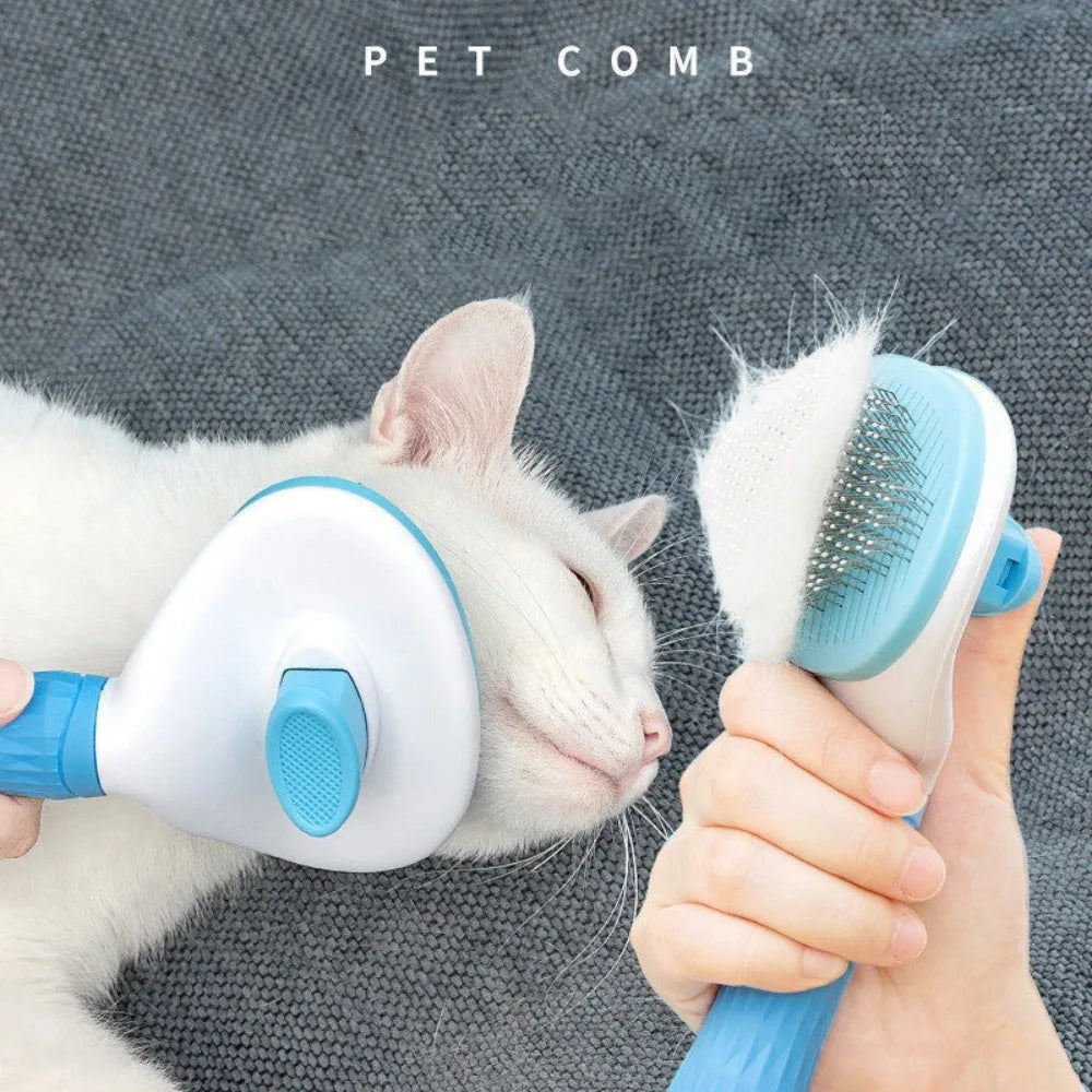 Pet Dog Hair Brush Cat Comb Stainless Steel