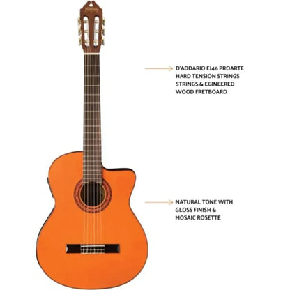 Classical C5CE Cutaway Acoustic Electric Guitar