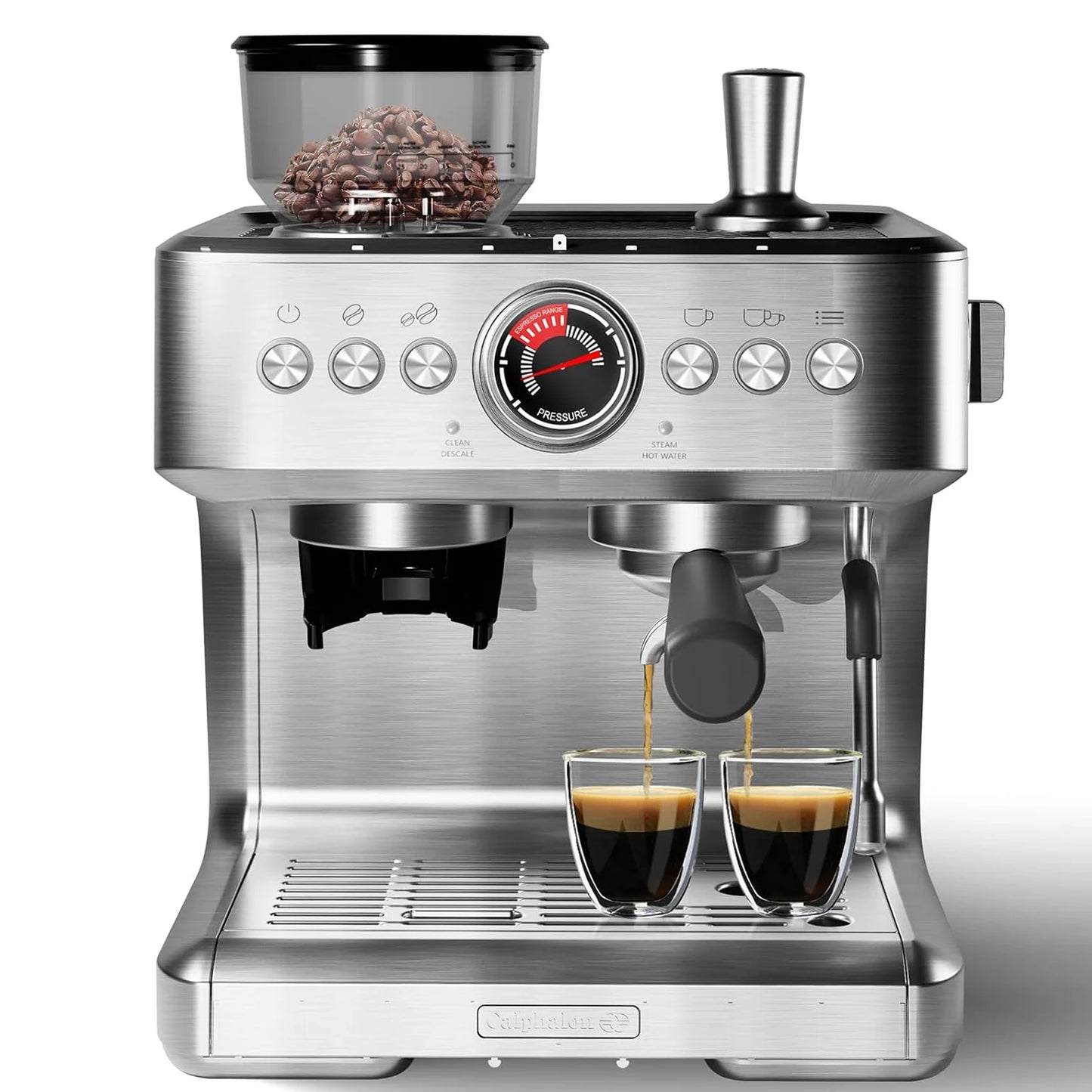 Espresso Latte Cappuccino Coffee Machines With Grinder