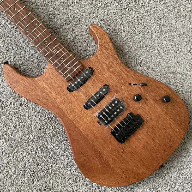 Genuine Xavier Guitar SSH Pickup 2 Pivots Bridge Roasted Maple 22 Fret Solid Africa Mahogany Body New Authorised Produced