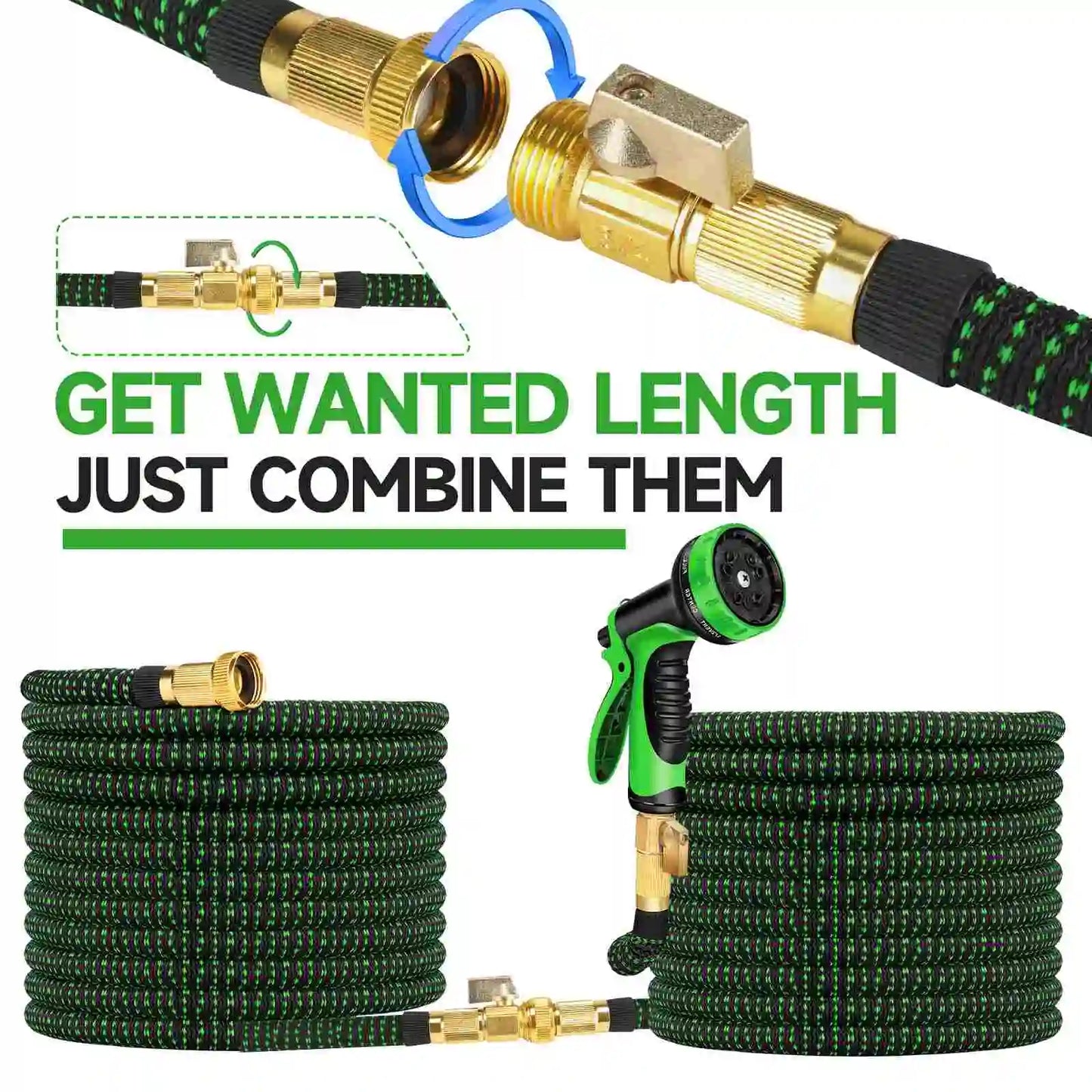 25/50/75/100/150ft Expandable Water Hose