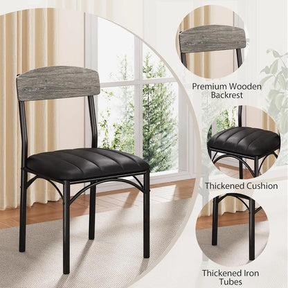 Round Dining Table Set for 4