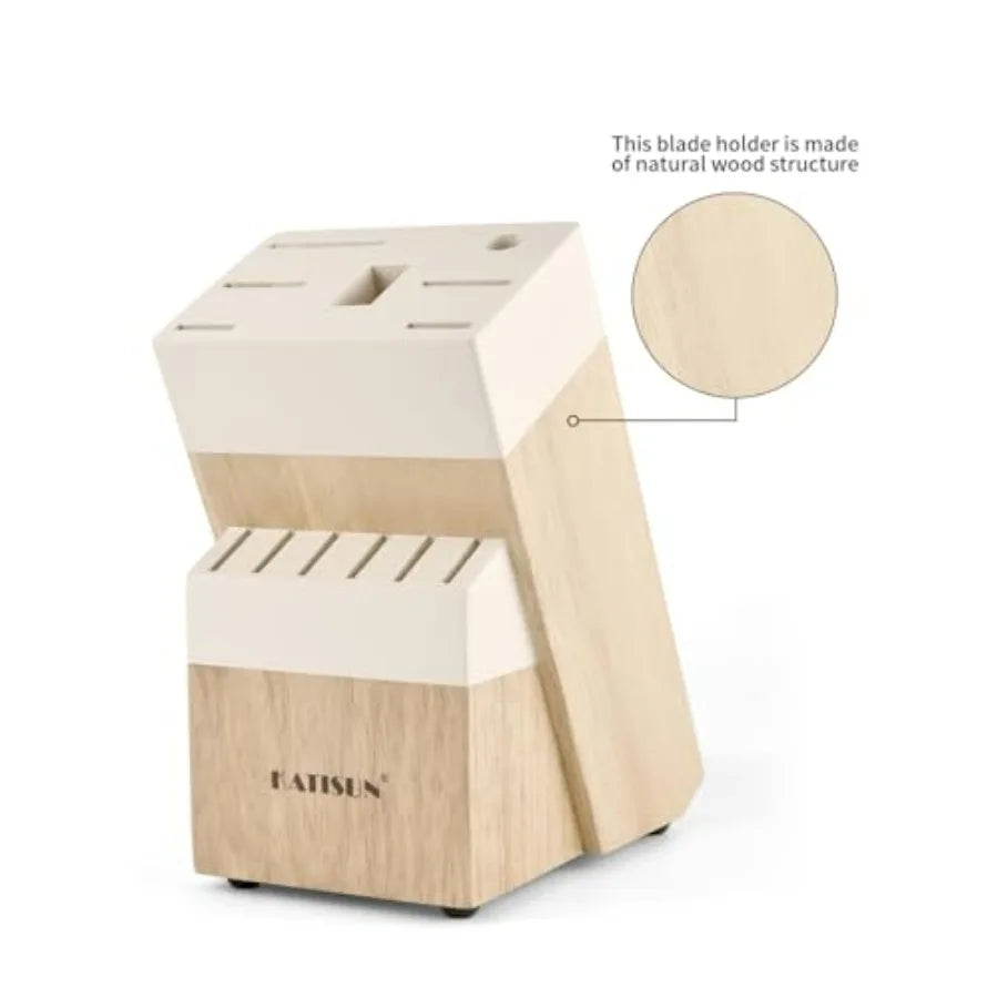 Kitchen Knife Set 14-Piece With Wooden Block