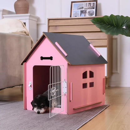 Cozy Wooden Indoor Pet Hous