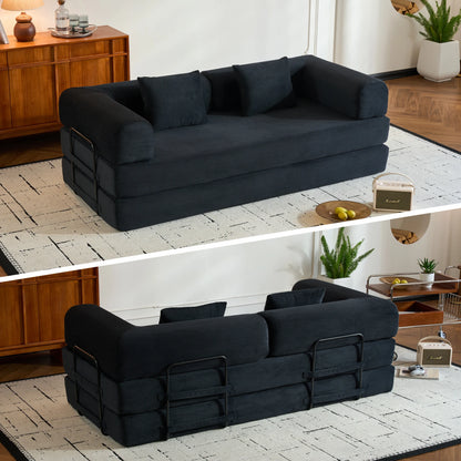 79" Folding Convertible Sofa Bed