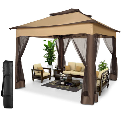 11x11 Pop Up Gazebo One-Push Canopy Tent
