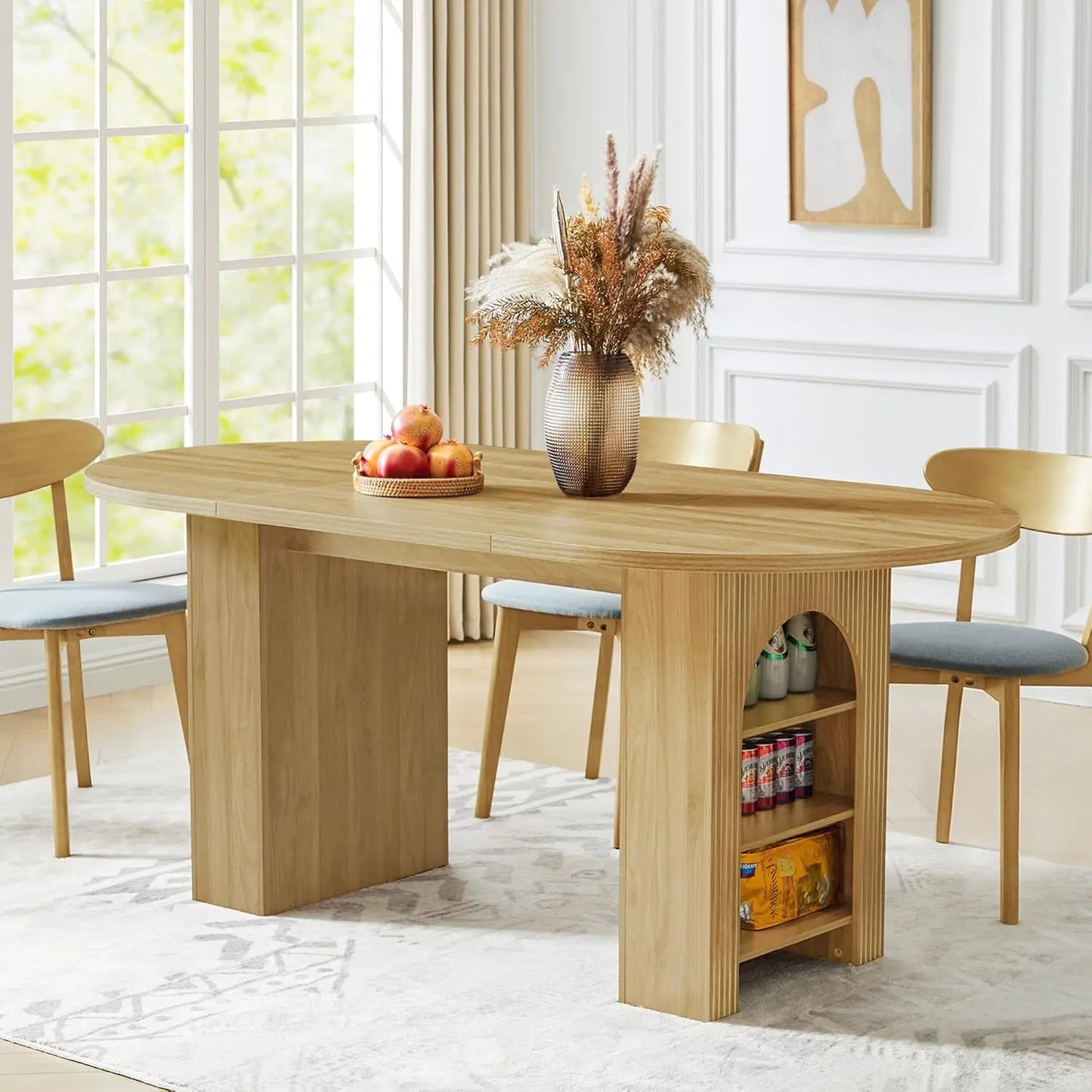 Extendable Dining Table 41-78in