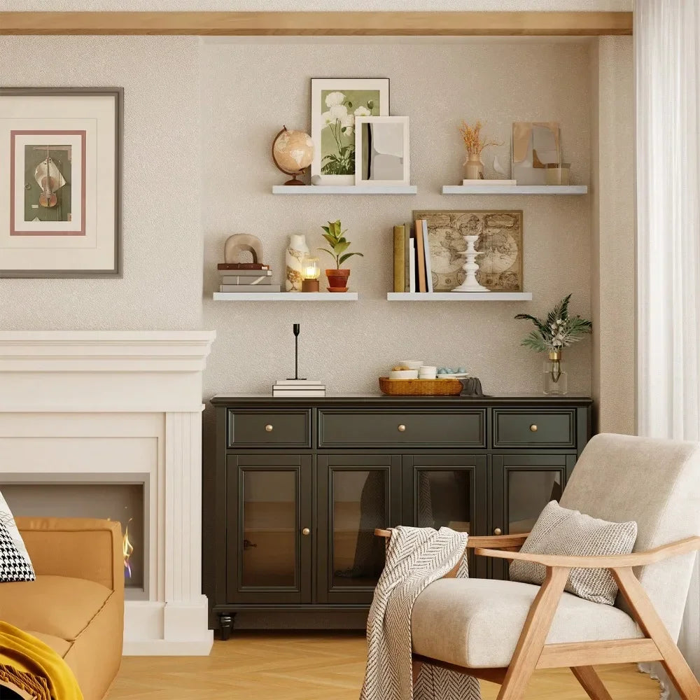 4/8pcs Floating Shelves