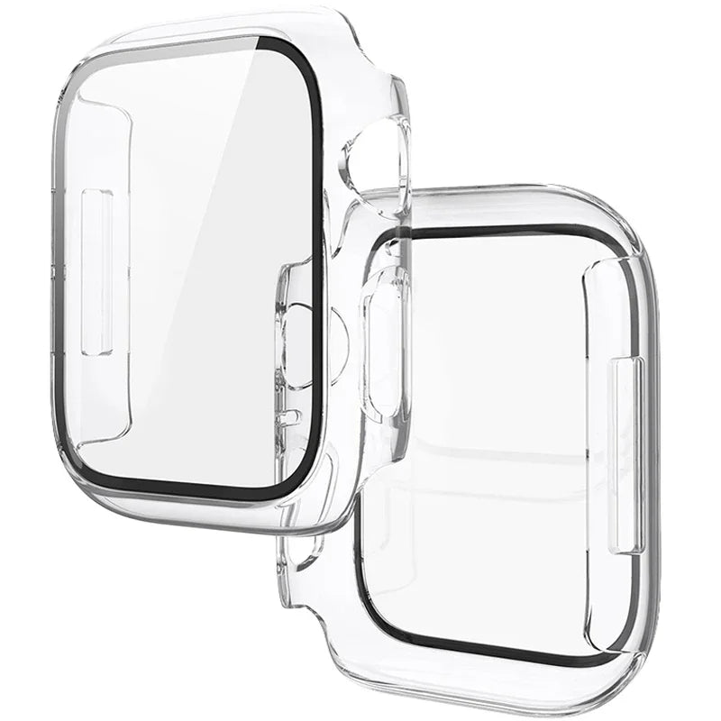 Tempered Glass+Cover For Apple Watch