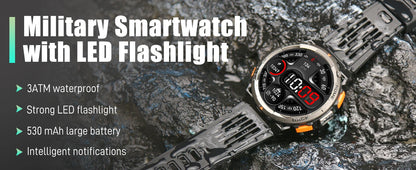 EIGIIS 1.45 Inch Smart Waterproof  Watch