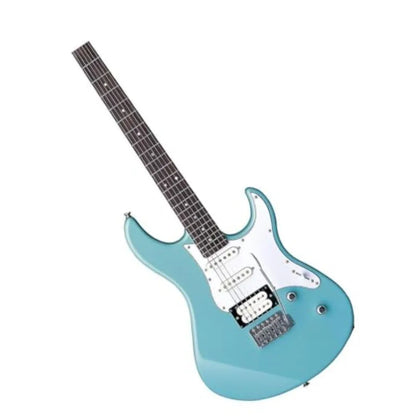 Pacifica Series PAC112V Electric Guitar for beginners and practice, alder body, Sonic Blue finish, versatile 3-single-coil pick