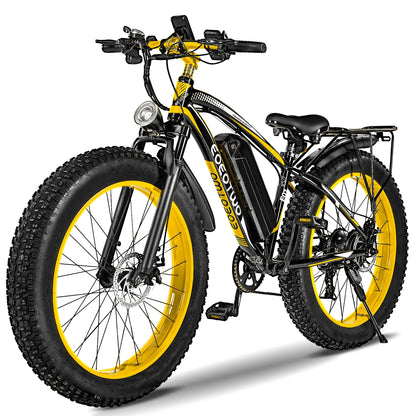 EOEOTWO 1500W Electric Bike 48V  Fat Tire Ebike 34MPH