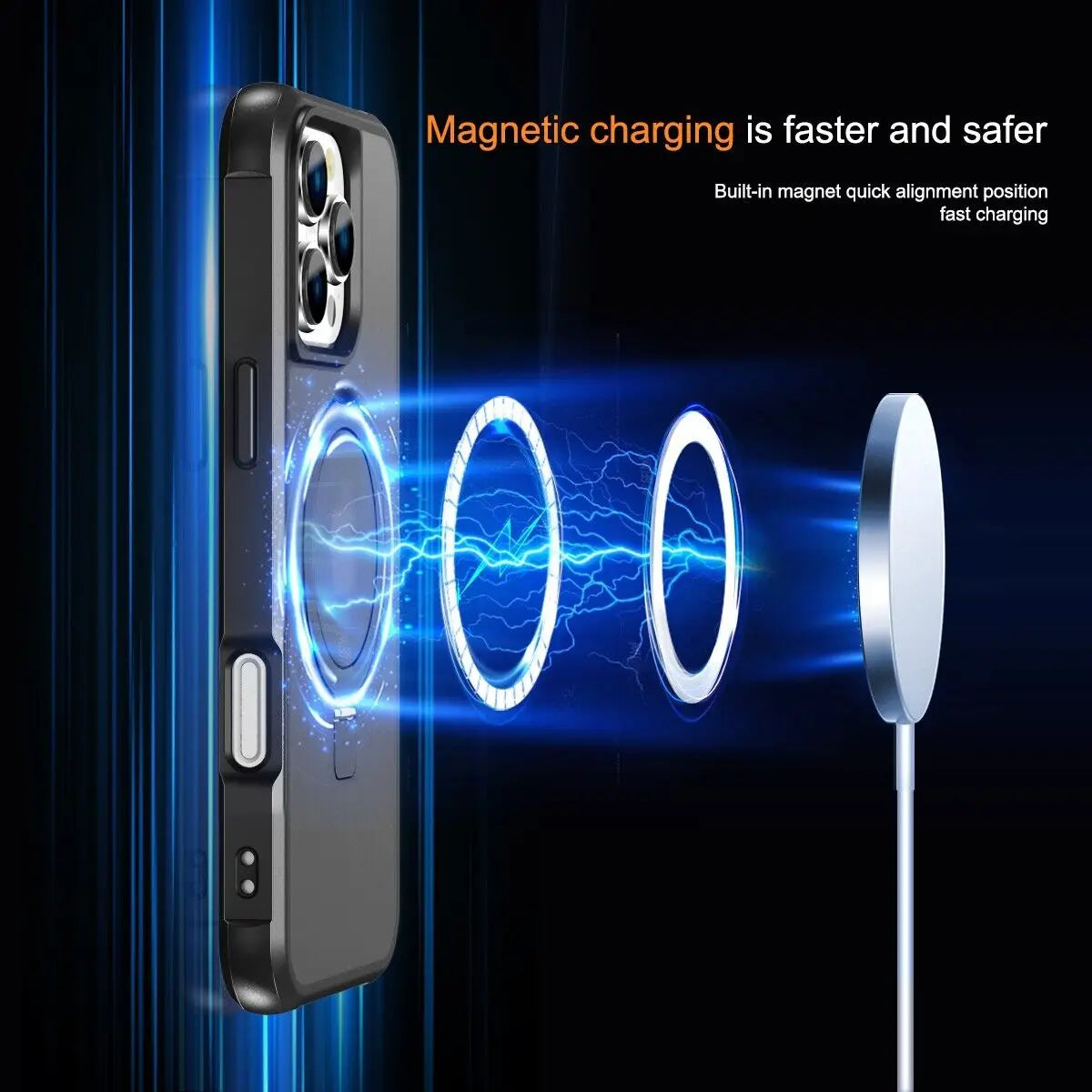Magnetic Case for iPhone  Pro Max Plus