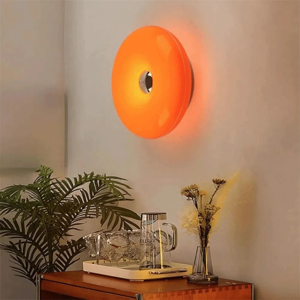 Tricolor Lighting  Donut Wall Lamp