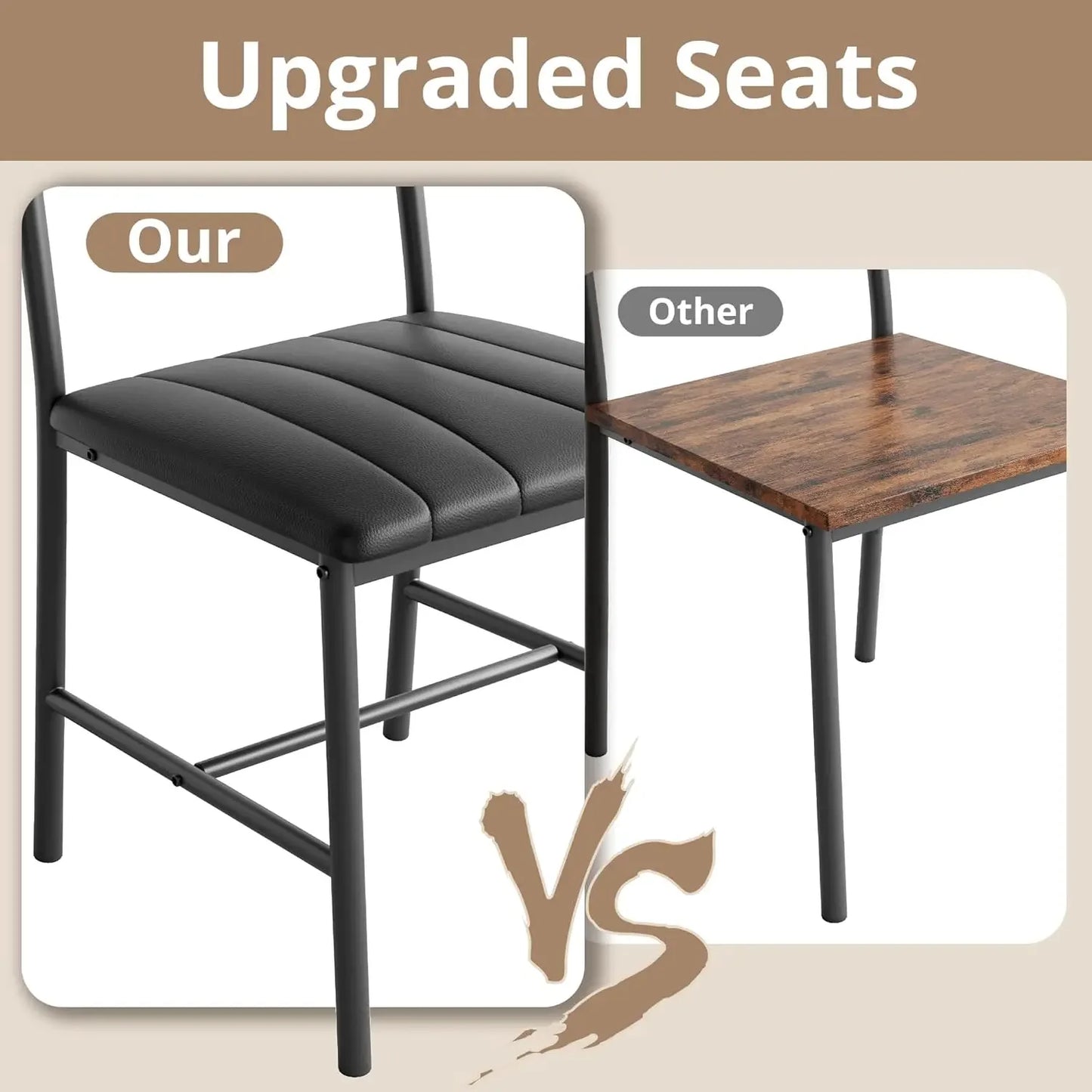 Dining Table Set For 4 With  Bench