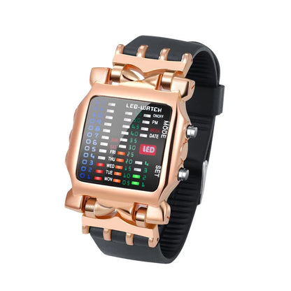 LED Watch Men Fashion Creative Electronic Watch