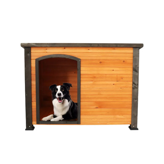 45"Dog House Outdoor Wooden Kennel