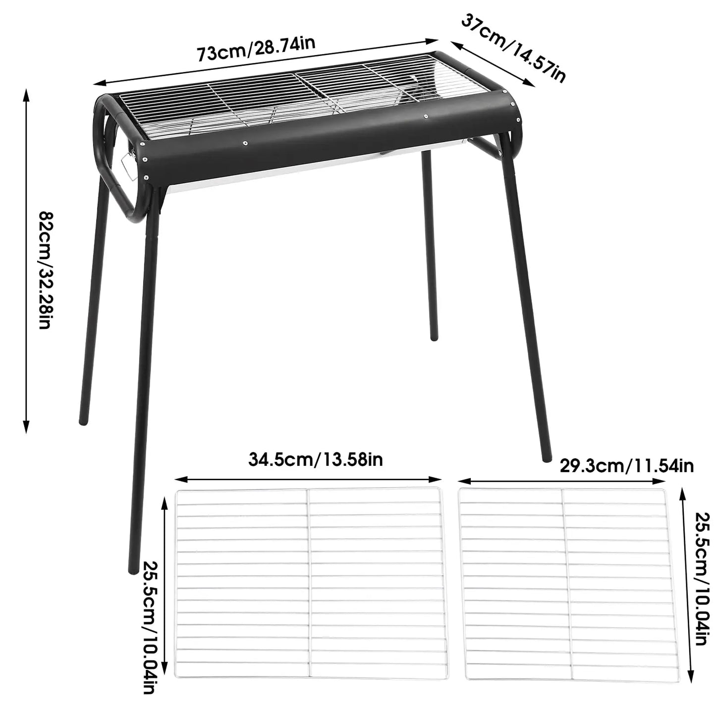 Portable Charcoal Grill with Storage Bag