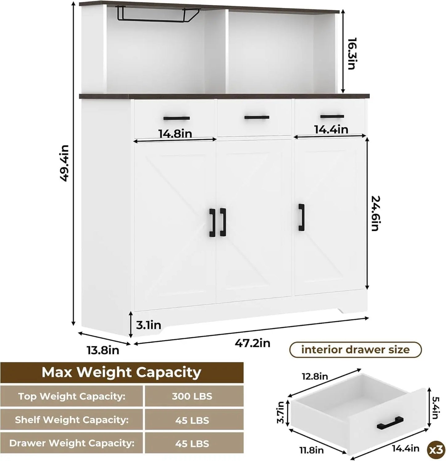 Buffet Cabinet with Storage