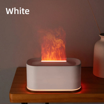 Flame Colorful Water Vapor Fire Humidifier