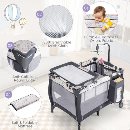 3-in-1 Playard with Changing Table