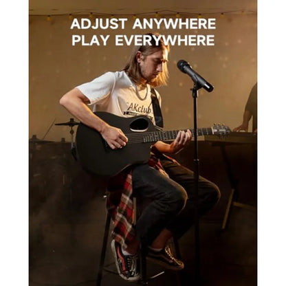 Acoustic Electric Guitar Beginner Kits for practice and performance, carbon fiber top, wooden bowl, built-in pickups, 38 inch,