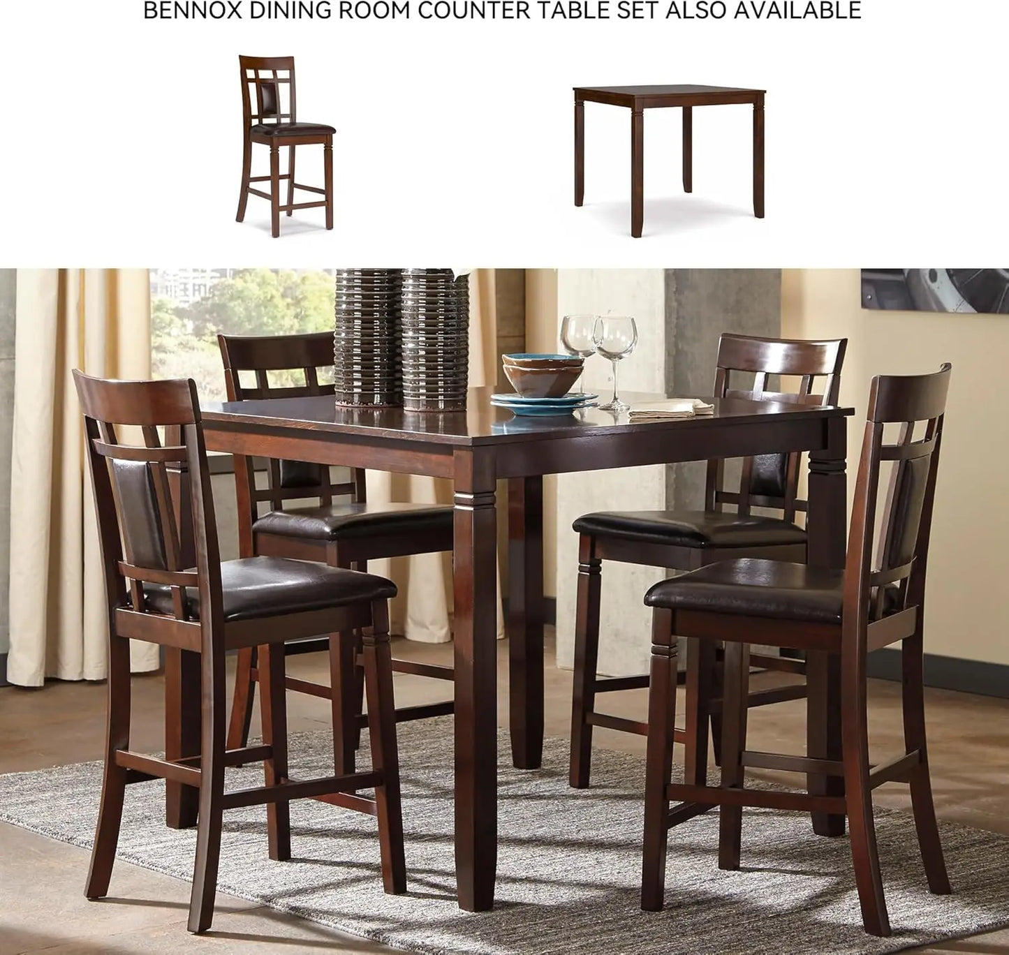Dining Table And Chairs With Bench