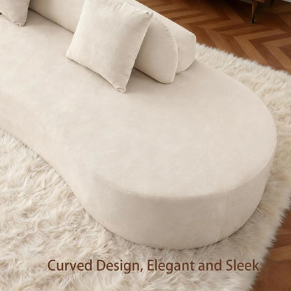 130” Boneless Sectional Couches