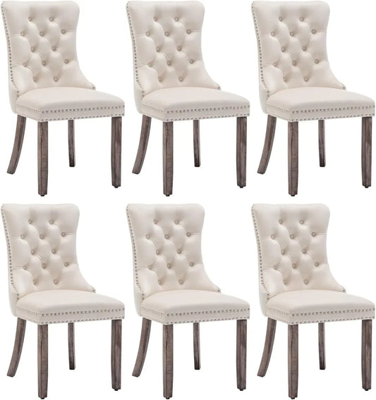 Velvet Dining Chairs Set of 6
