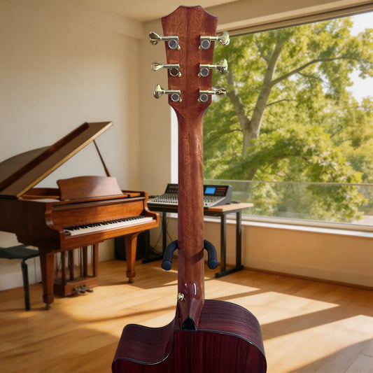 Acoustic Guitar 914 Model41Inch Angular Spruce Solid  Ebony Fingerboard Natural Wood Color Scale Length 648mm Small-Waist Body