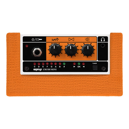 Orange Crush Mini Portable Guitar Amplifier Combo 3 Watts Gain/Tone Adjustable Headphone Output Speaker Output