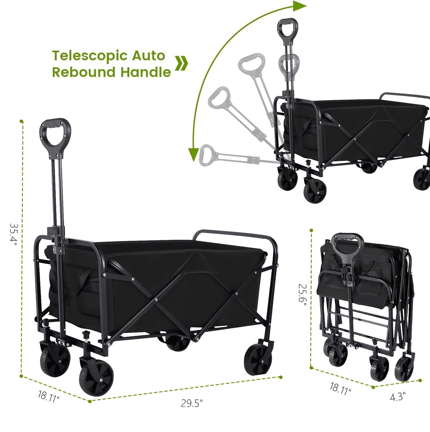 Heavy Duty Wagon Carts Foldable