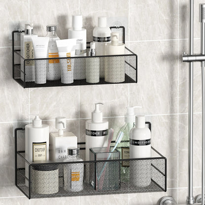 1PC Bathroom Self-adhesive Mesh Rack