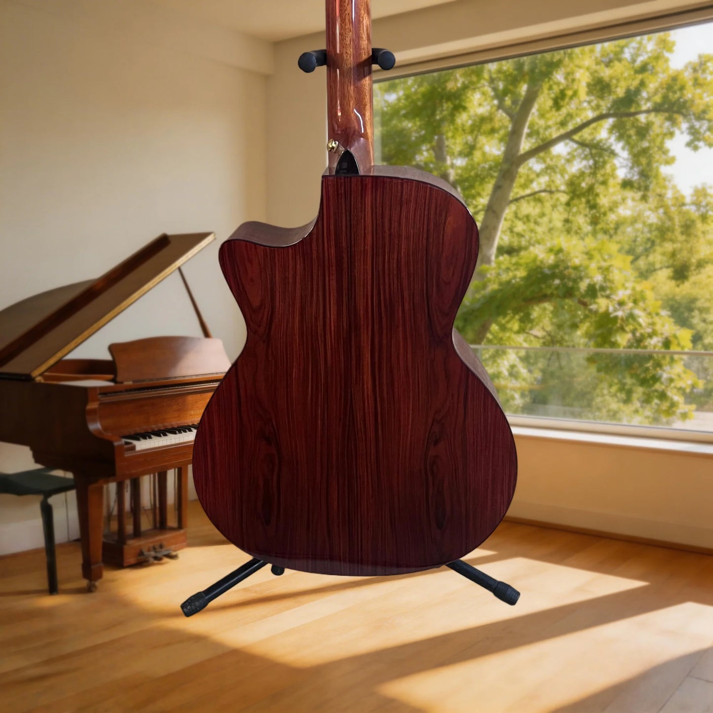 Acoustic Guitar 914 Model41Inch Angular Spruce Solid  Ebony Fingerboard Natural Wood Color Scale Length 648mm Small-Waist Body