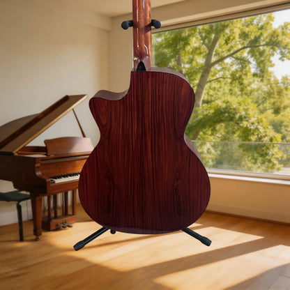 Acoustic Guitar 914 Model41Inch Angular Spruce Solid  Ebony Fingerboard Natural Wood Color Scale Length 648mm Small-Waist Body