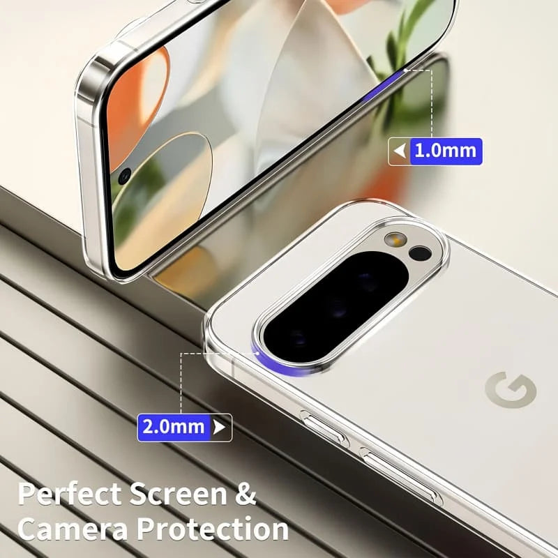 Clear TPU Shell Transparent Phone Case For Google Pixel