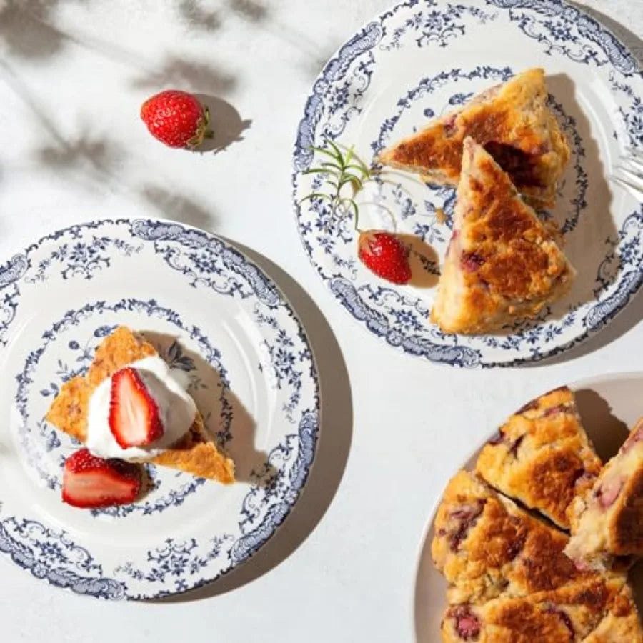 Dinner Plates Ceramic Set of 6 Kitchen Plates