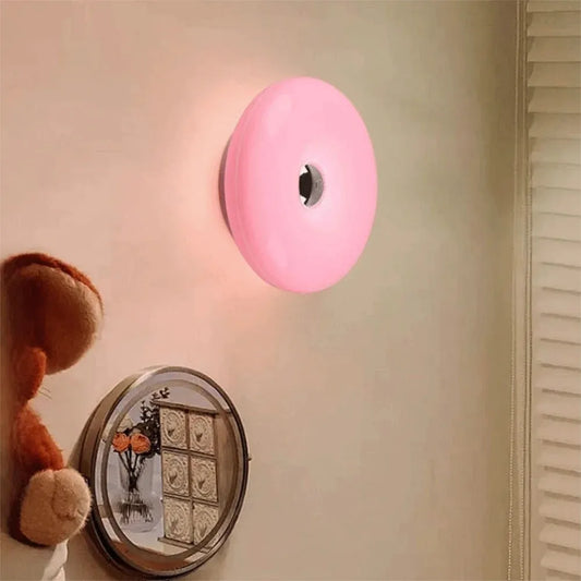 Tricolor Lighting  Donut Wall Lamp