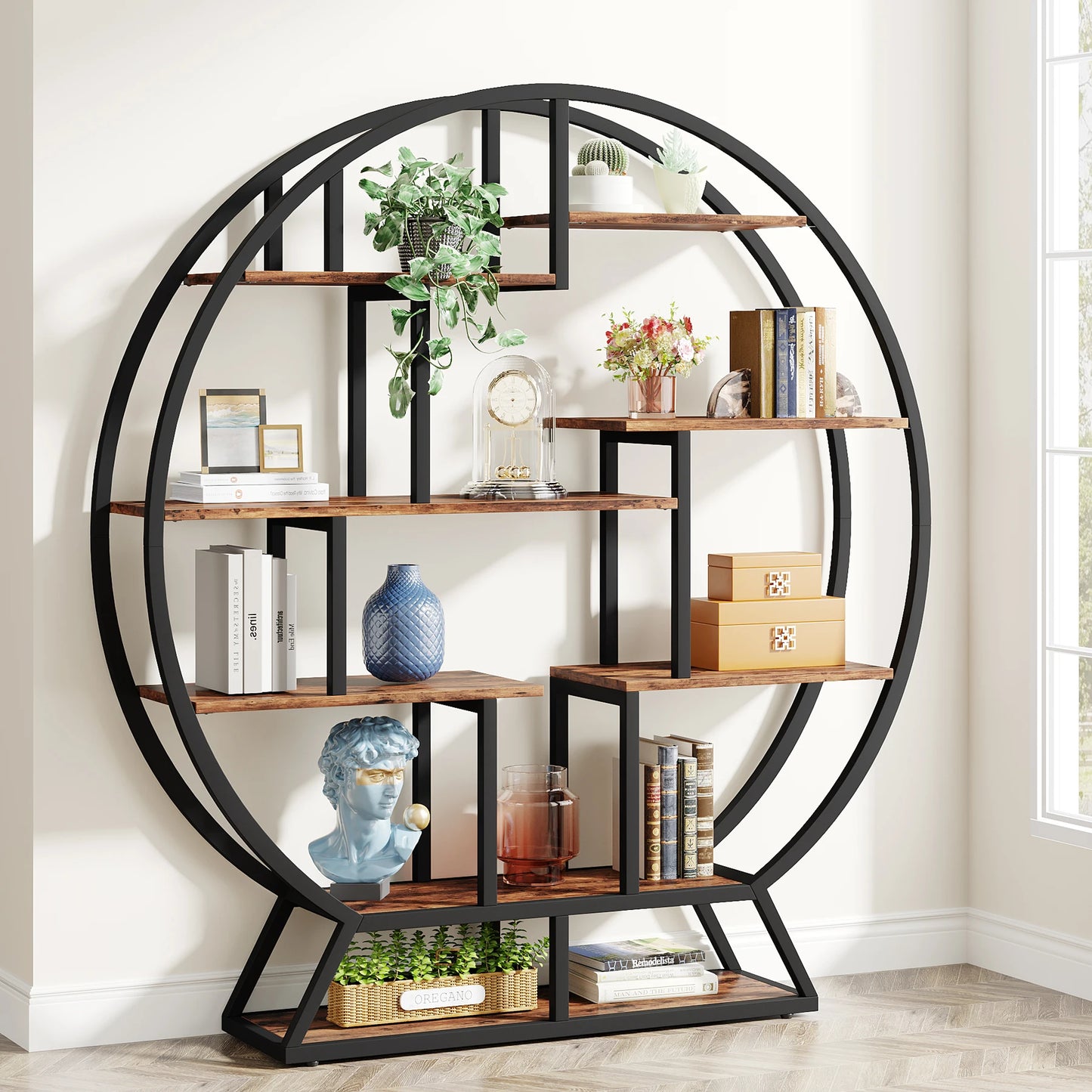 Round Bookshelves 63-Inc