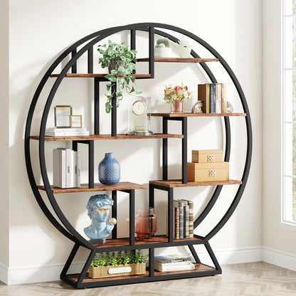 Round Bookshelves 63-Inc