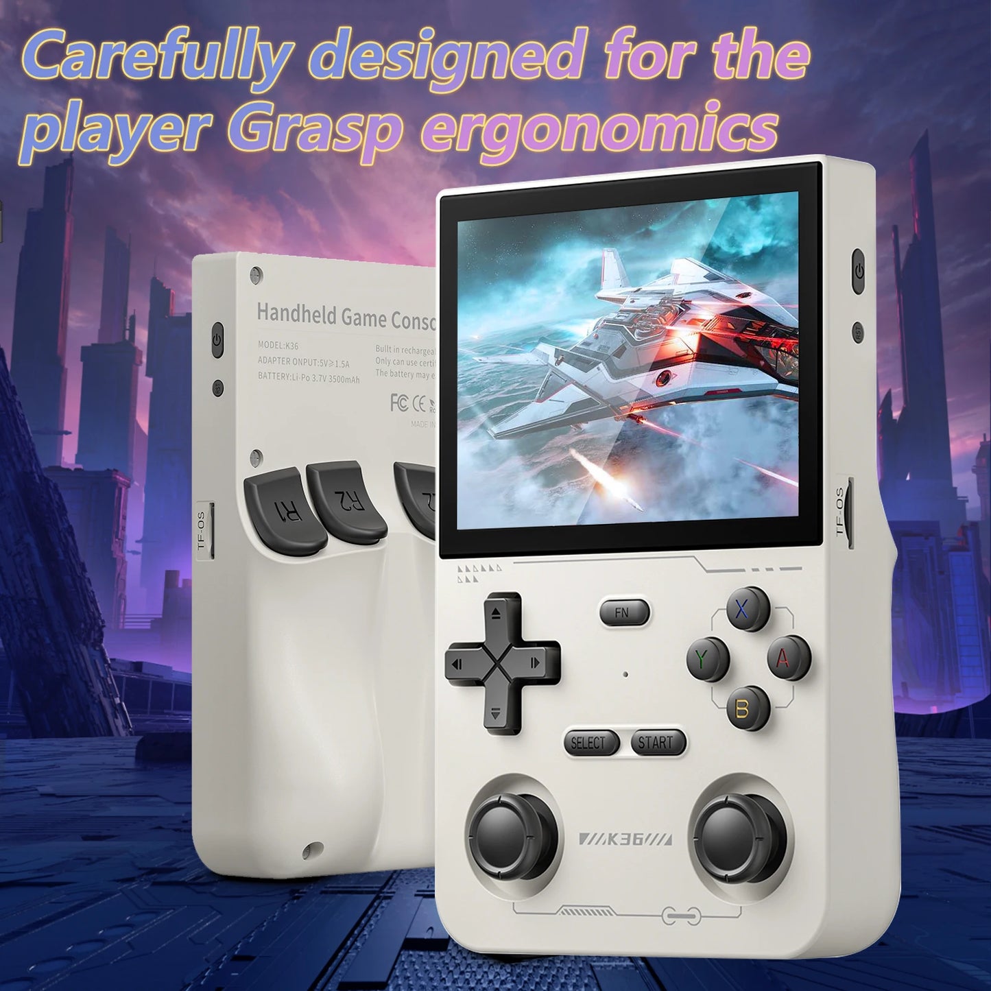 Handheld Game Console 3.5Inch IPS 640x480 Screen