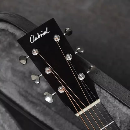 Gabriel 40-inch OM-type All-solid Wood Guitar CSR-OM28 Handmade Acoustic-electric Folk Guitar
