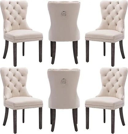 Velvet Dining Chairs Set Of 6