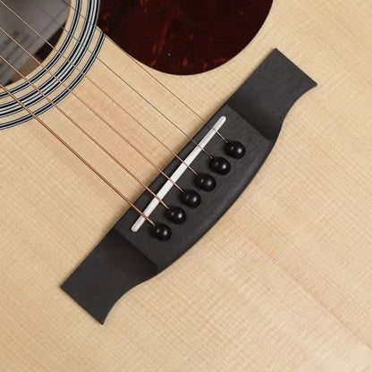 Gabriel 40-inch OM-type All-solid Wood Guitar CSR-OM28 Handmade Acoustic-electric Folk Guitar