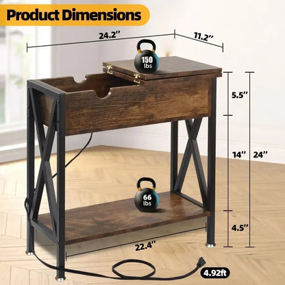 End Tables Living Room Set Of 2