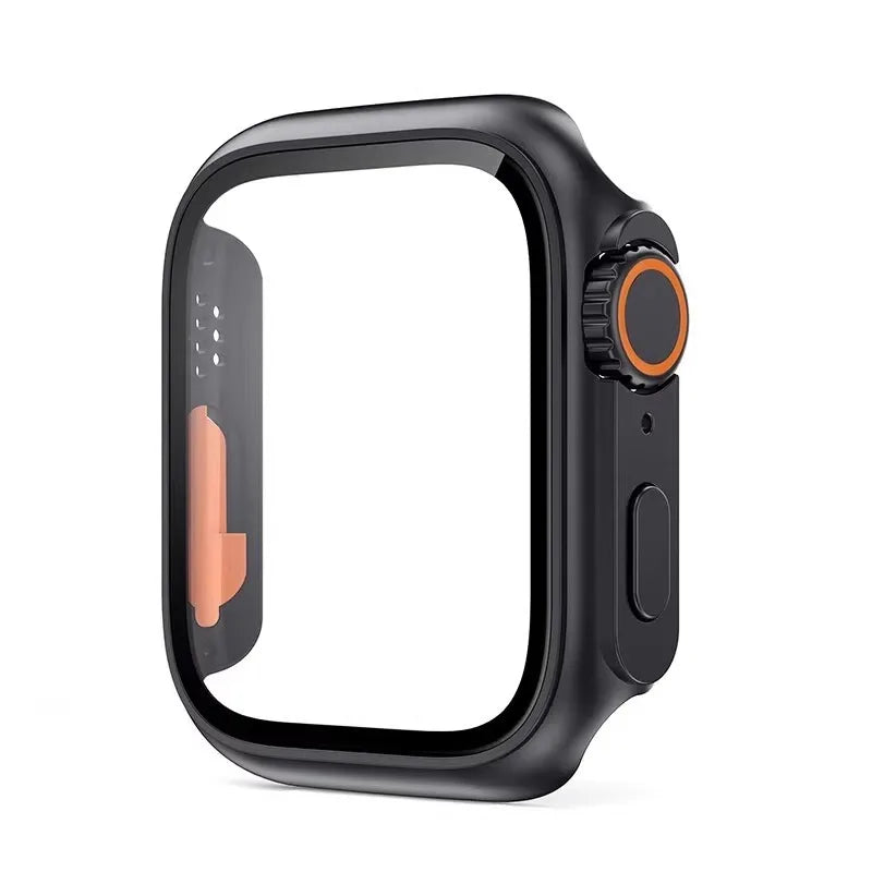 Tempered Glass+Cover For Apple Watch